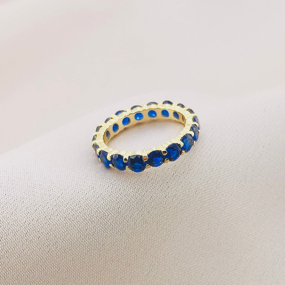 925 Silver CZ Eternity Ring