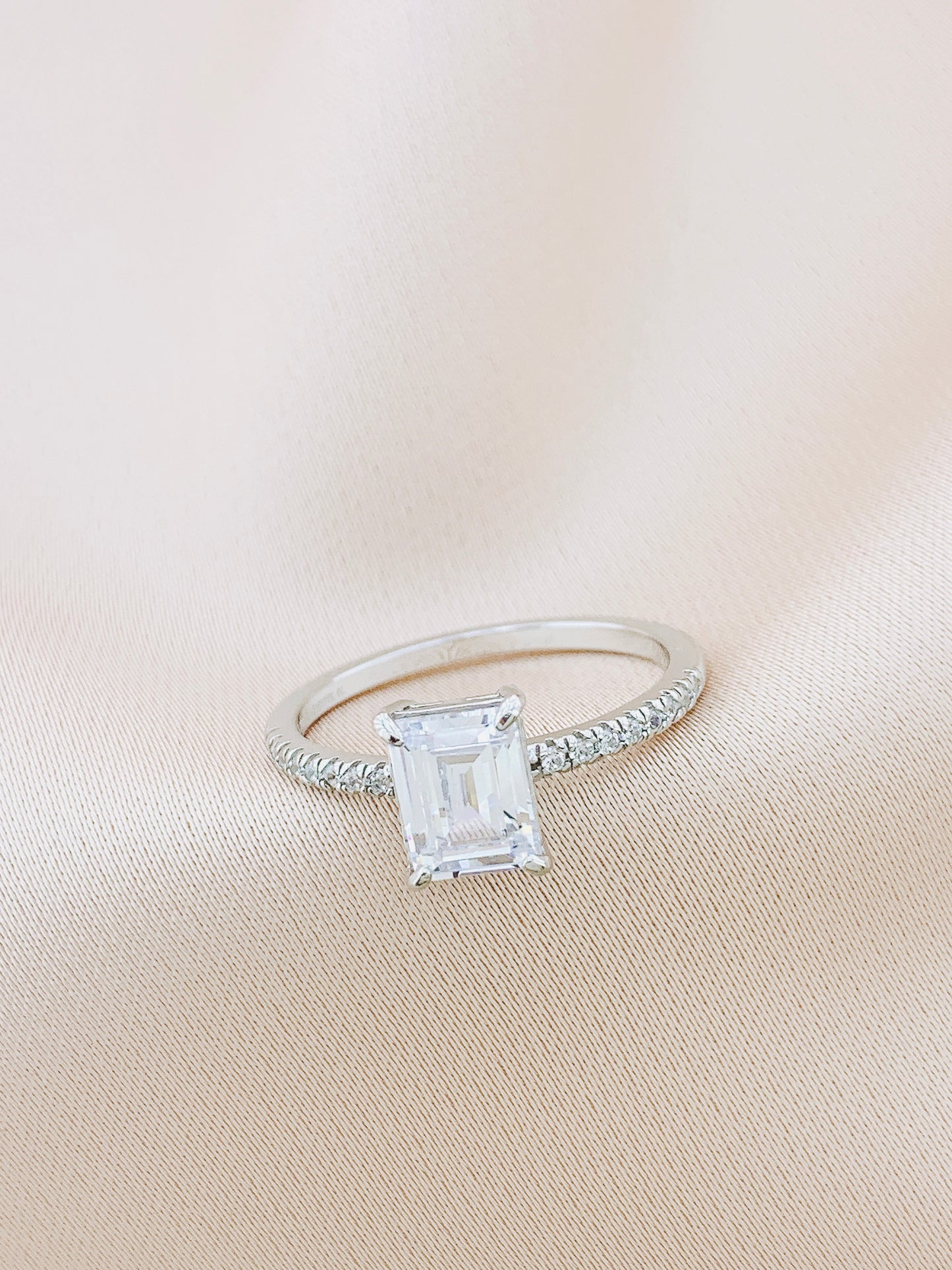 925 Silver CZ Ring