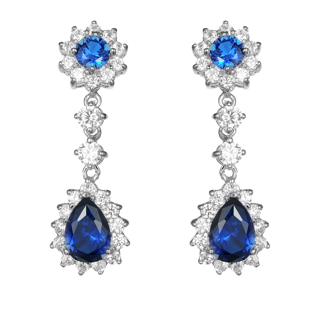 Women's Fashion CZ Cubic Zirconia Bridal Wedding Earring