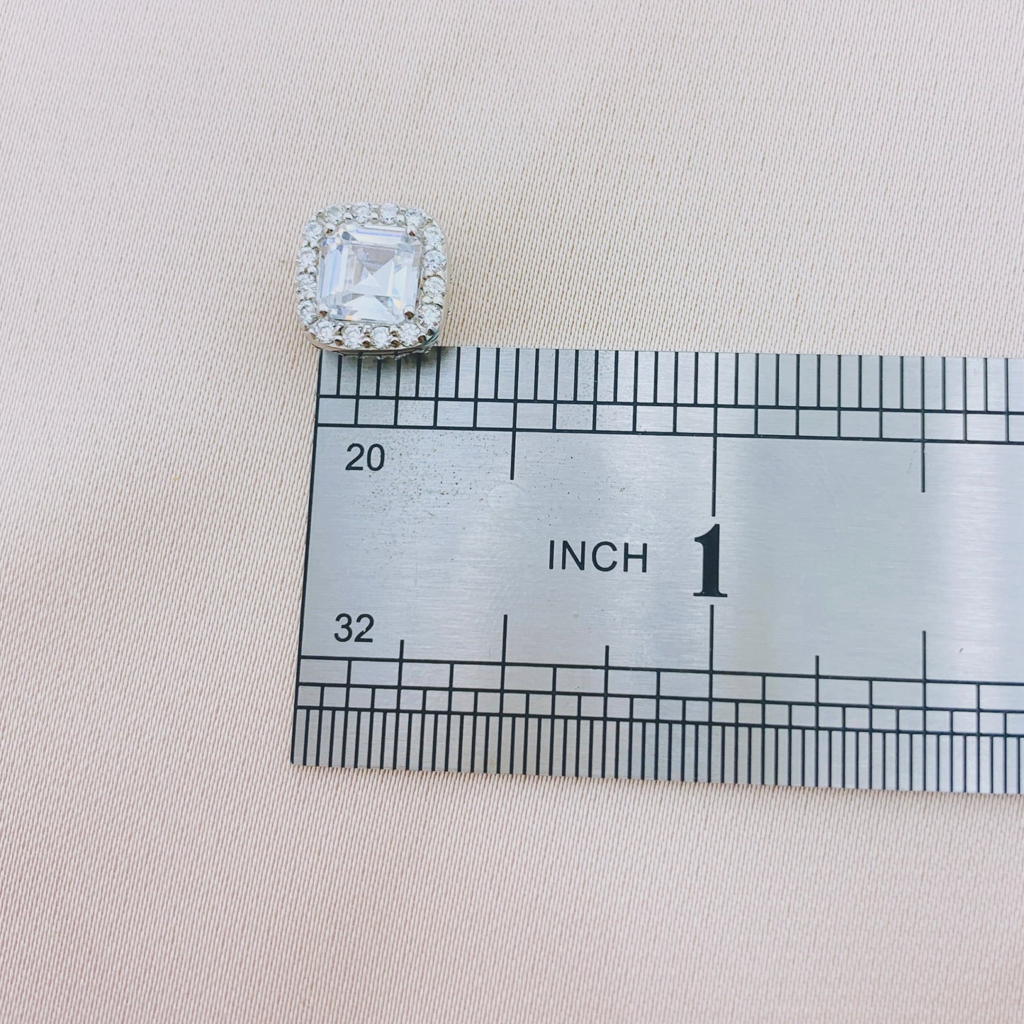 925 Silver CZ Stud Earring