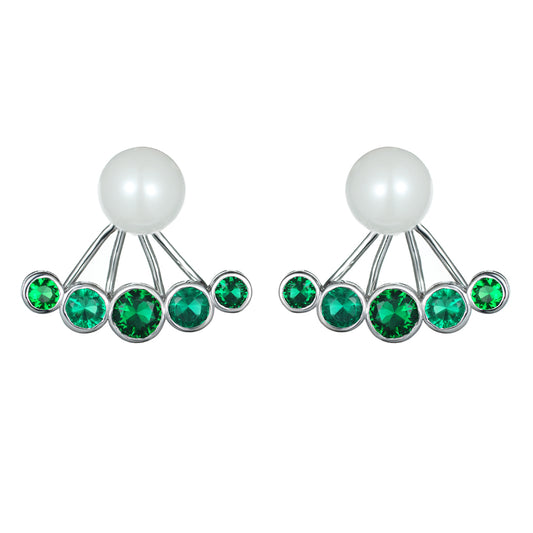 Women's Fashion CZ Earring Jackets