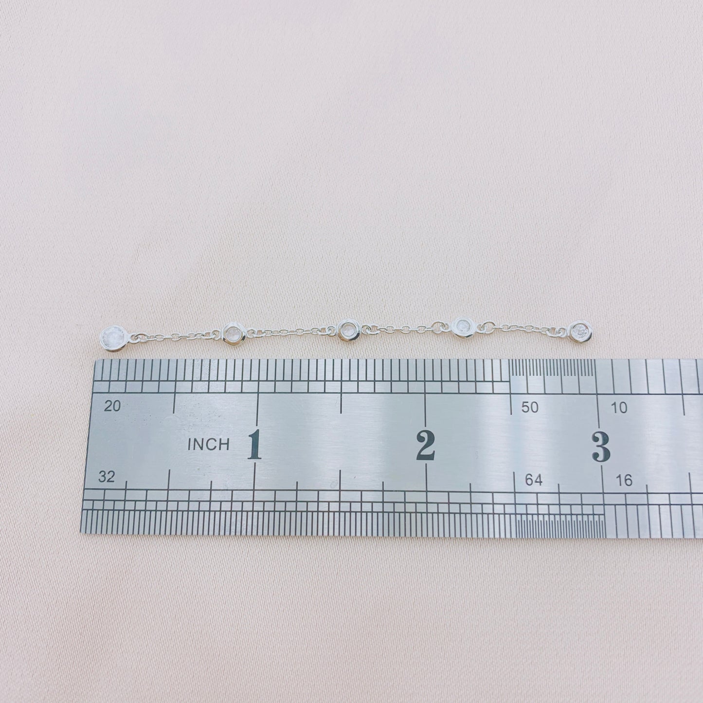 925 Silver Long CZ Earring
