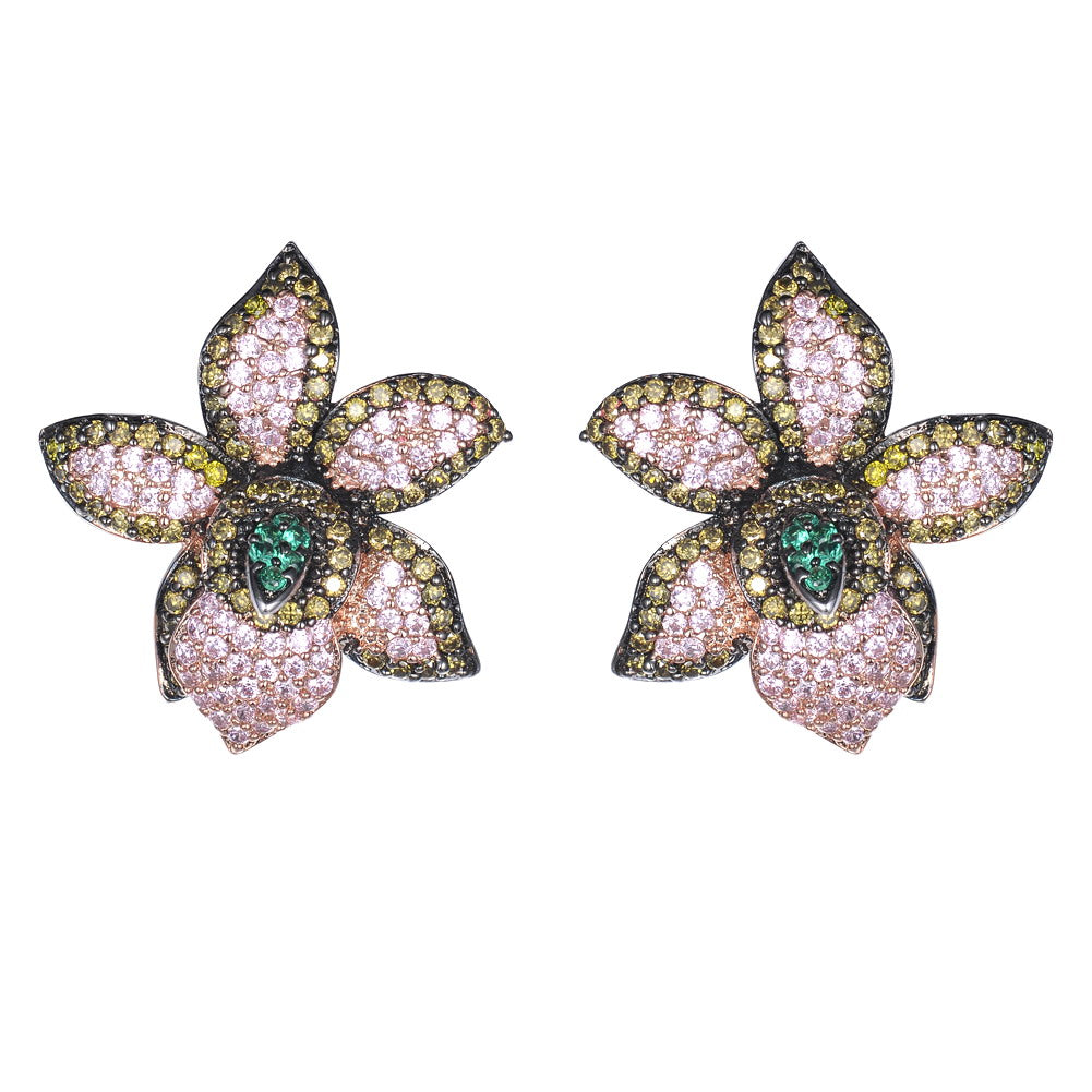 Women's Fashion CZ Bridal Wedding Earring