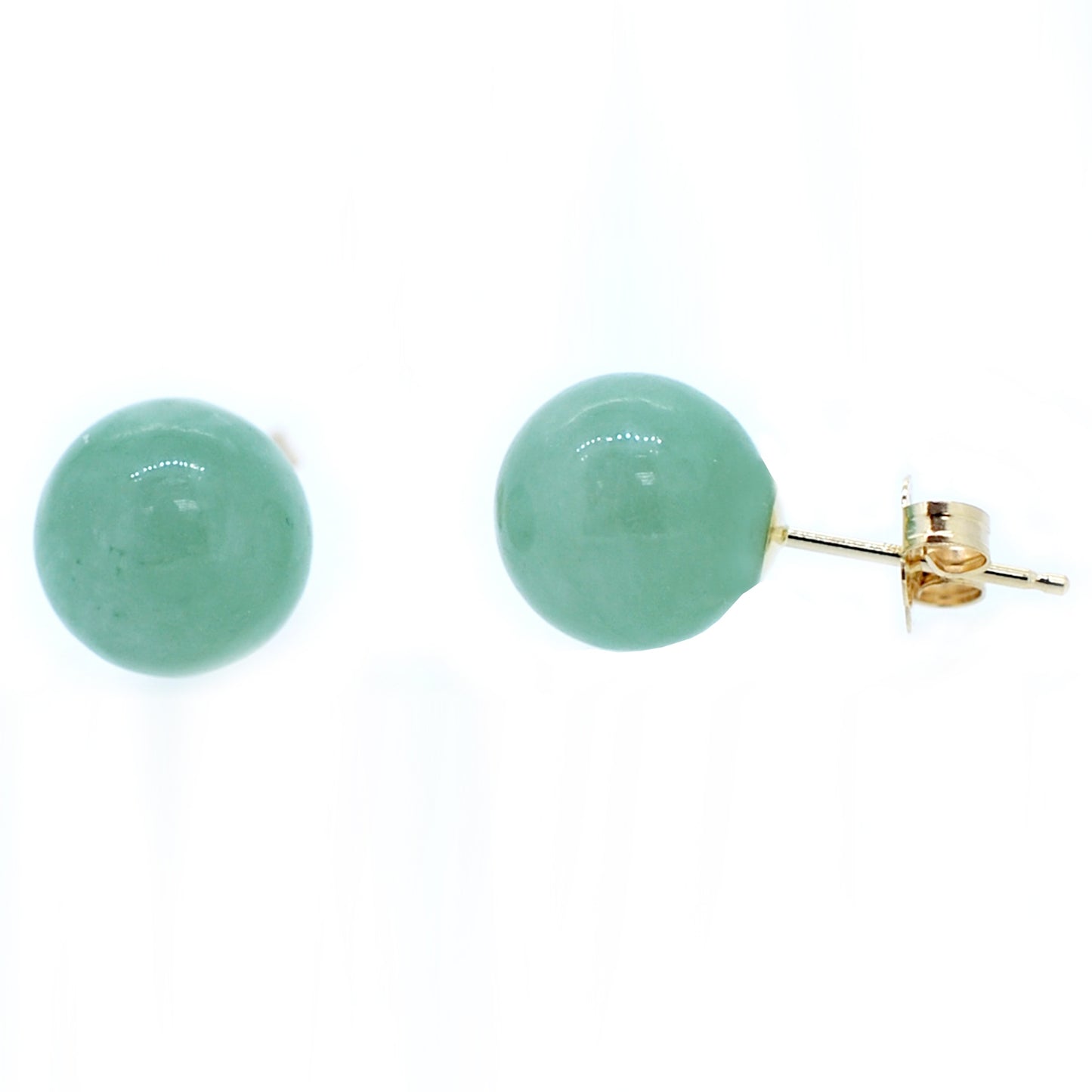 925 Silver Turquoise Onyx Jade Stud Earring