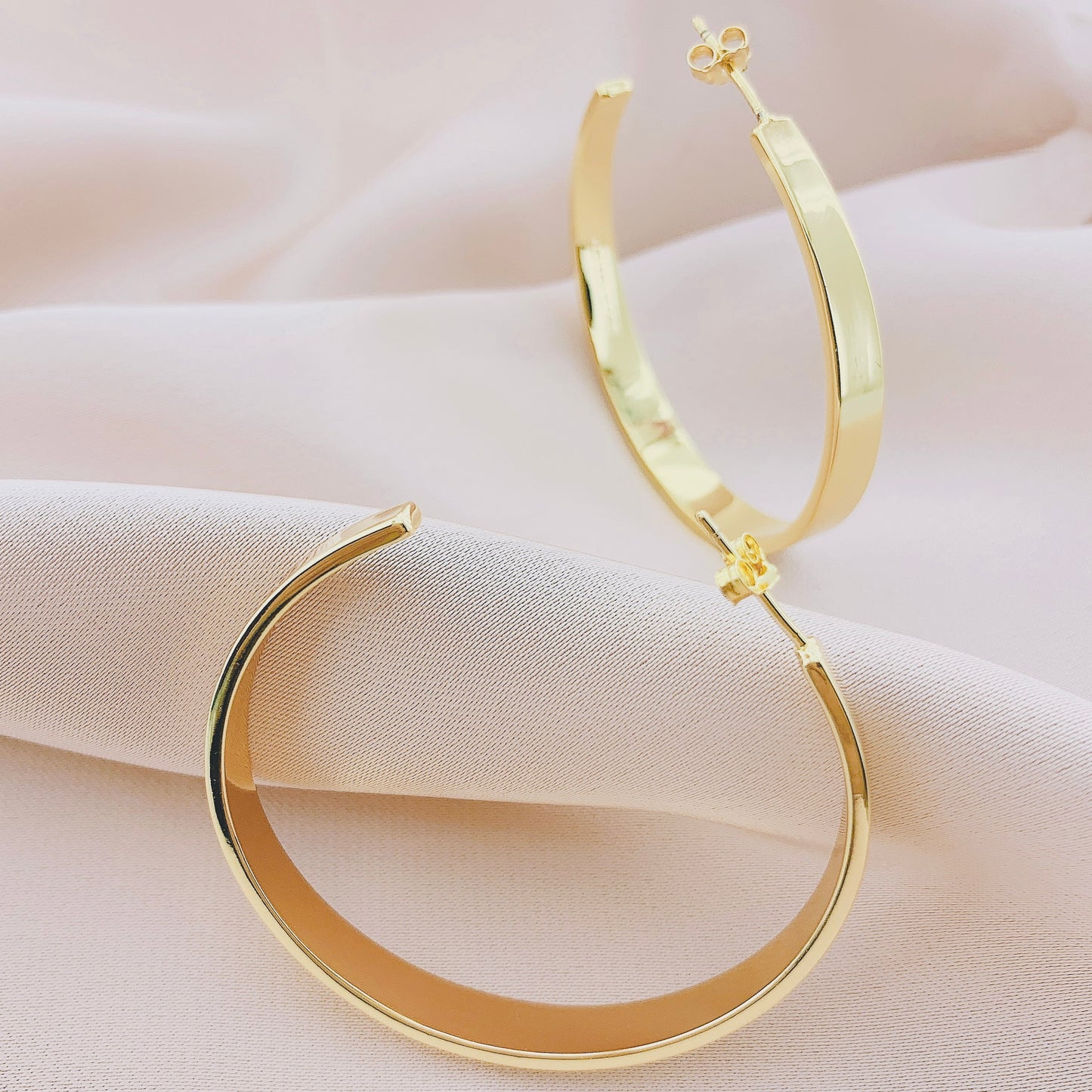 Women's Fashion Plain Hoop Earring