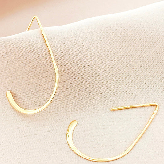 925 Silver Plain Hoop Earring