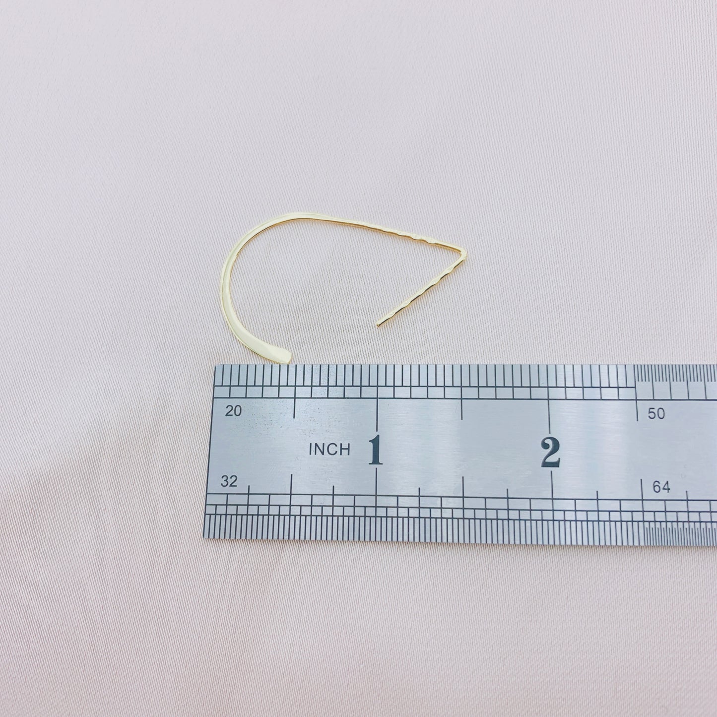 925 Silver Plain Hoop Earring