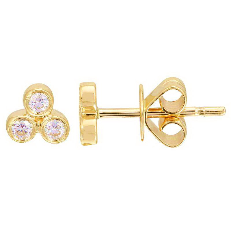 925 Silver Cubic Zirconia Stud Earring