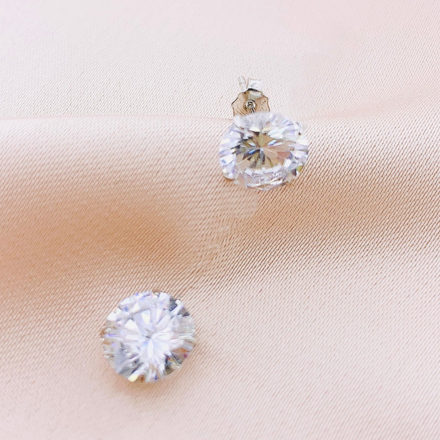 925 Silver CZ Stud Earring