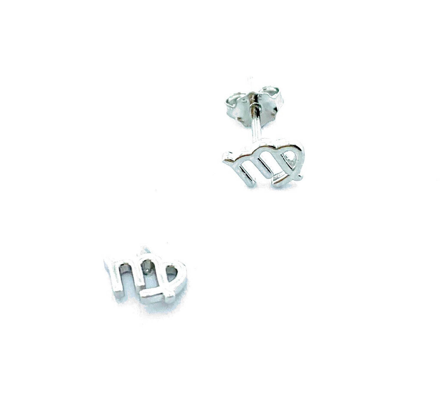 925 Silver Virgo Stud Constellation Earring