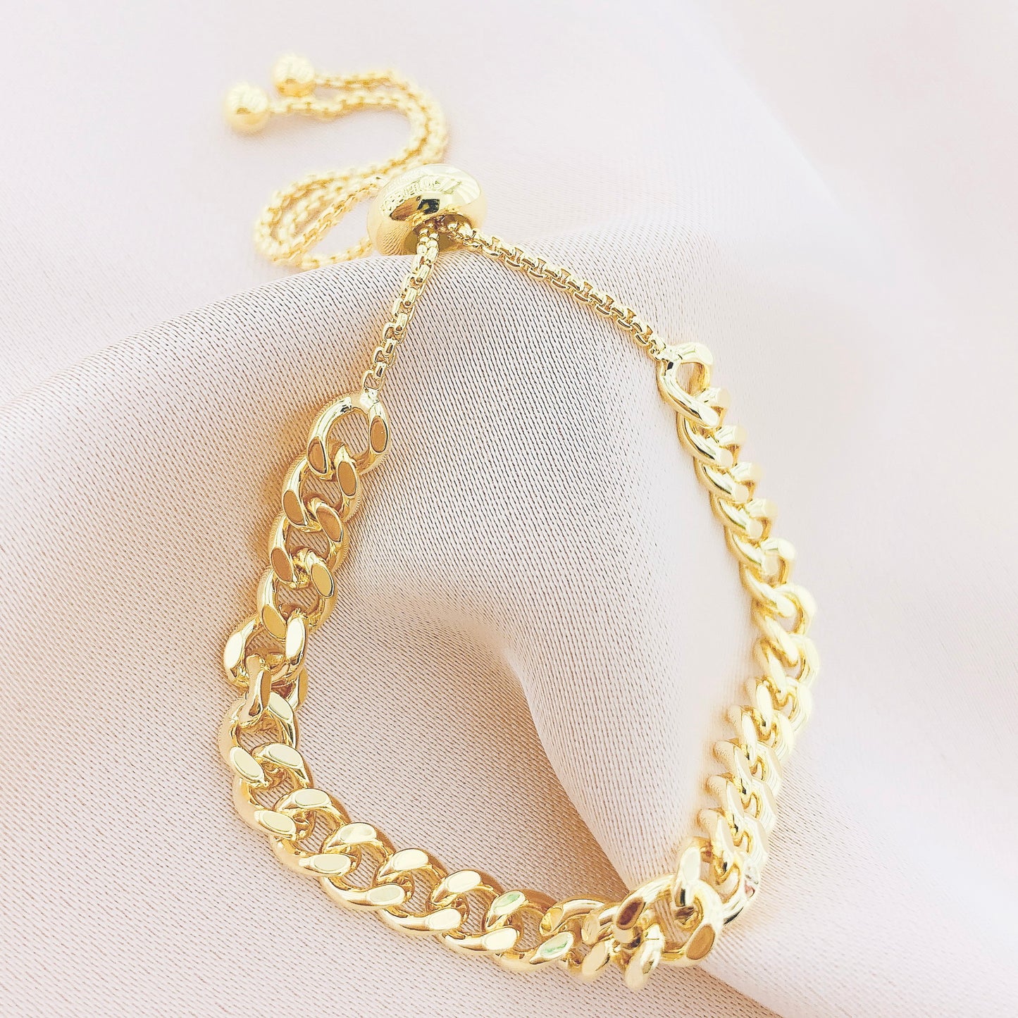Women's Fashion Adjustable Bolo Chain Bracelet