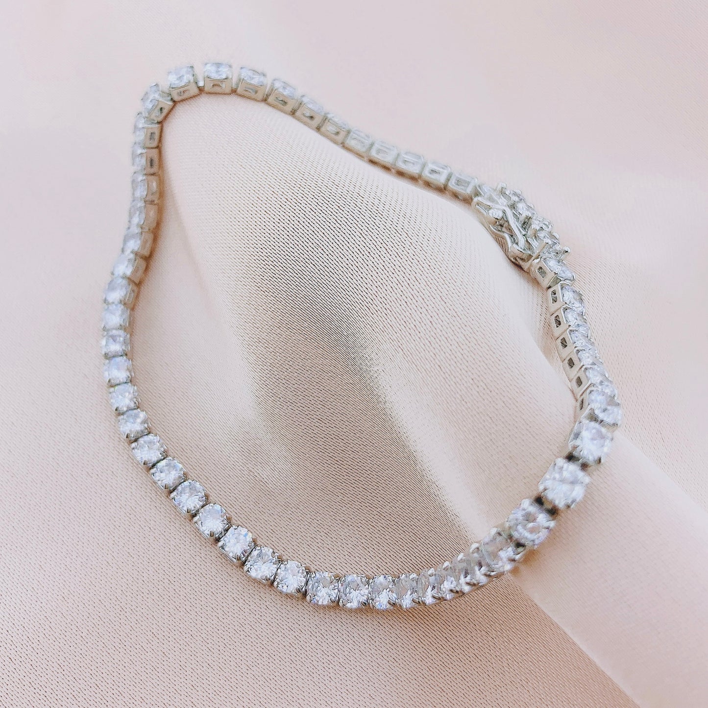 Women's Fashion CZ Tennis Bracelet