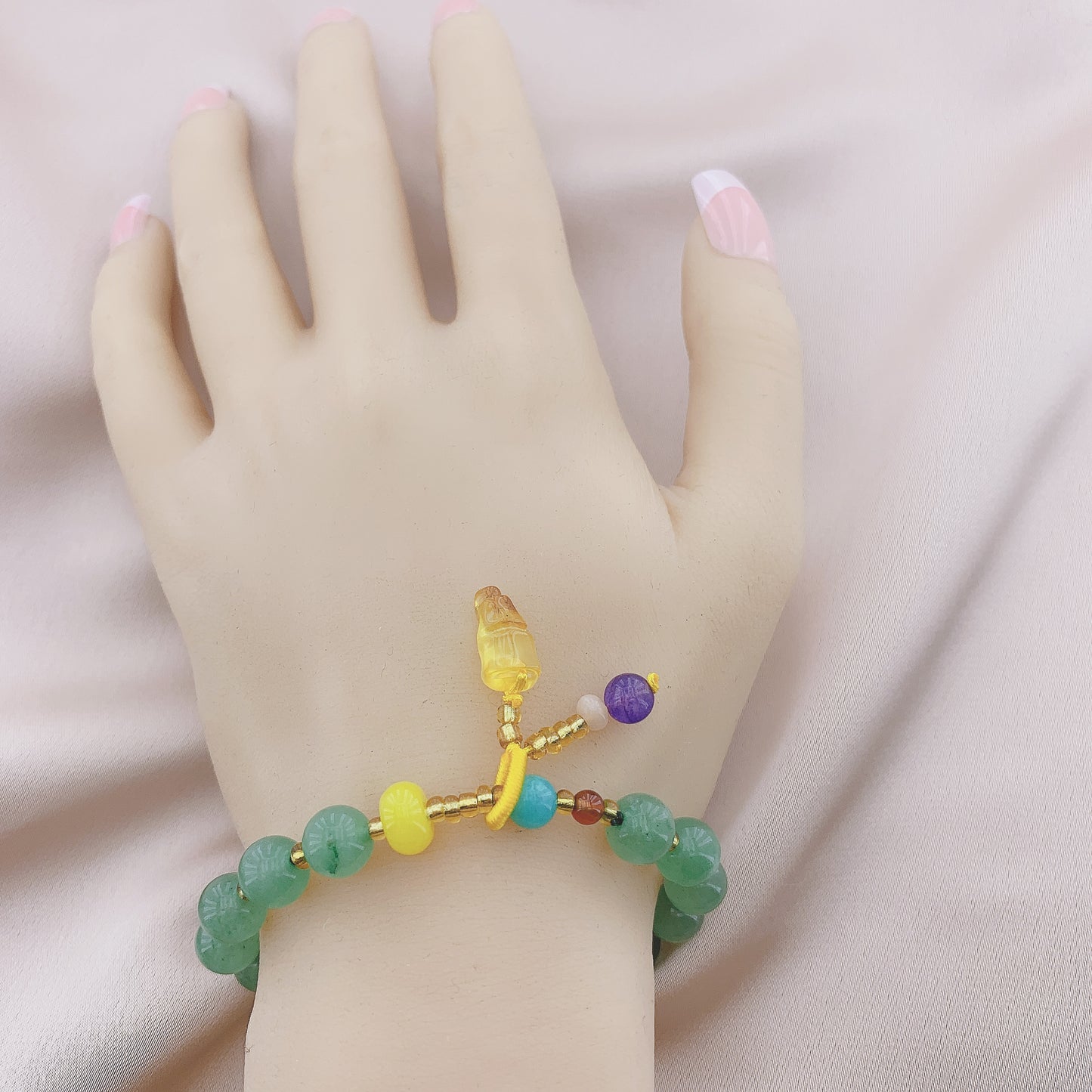 Women's Fashion Jade Beads Gemstone Bracelet