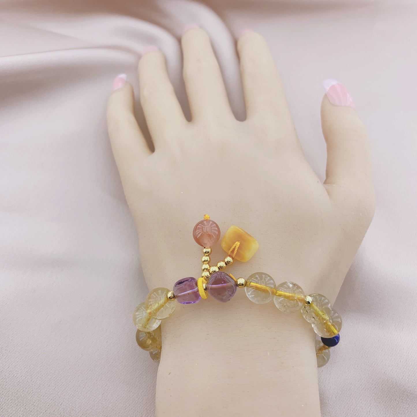 Women's Fashion Crystal Beads Gemstone Bracelets