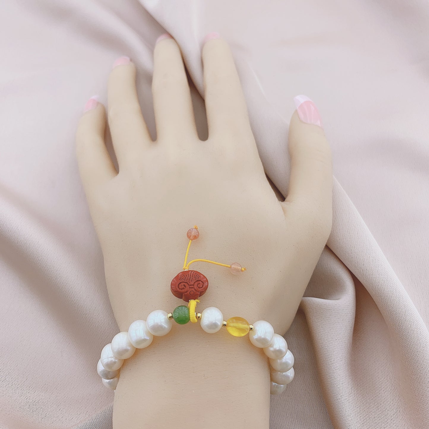 Women's Fashion Fresh Water Pearl Gemstone Bracelet