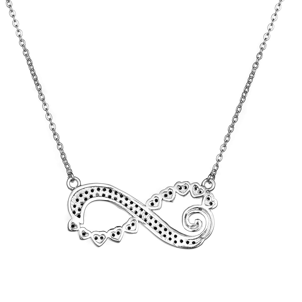 Women's Fashion Infinity CZ Necklace