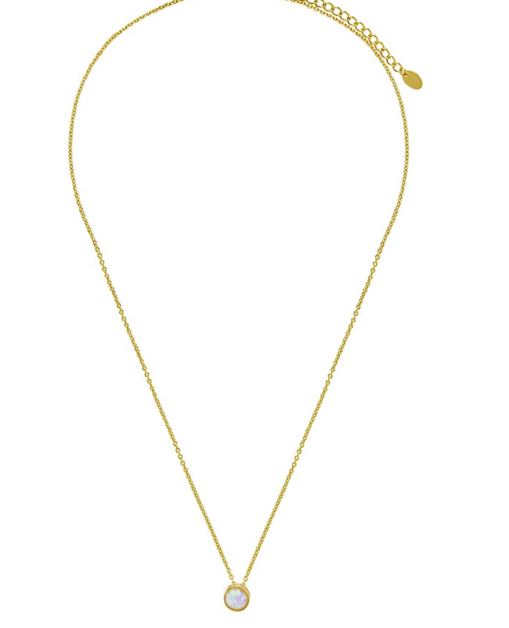 925 Silver Opal Necklace