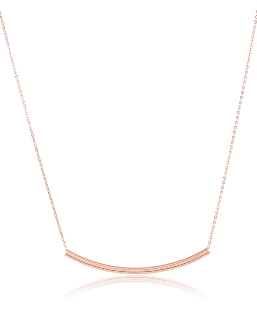 925 Silver Tube Necklace