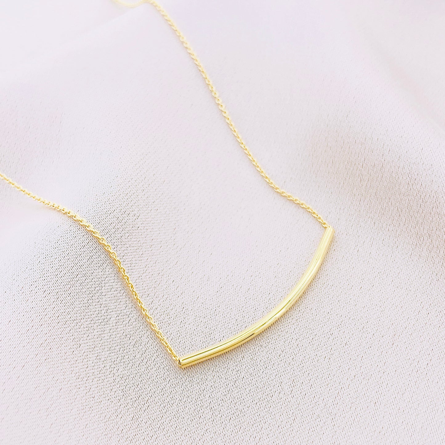 925 Silver Tube Necklace