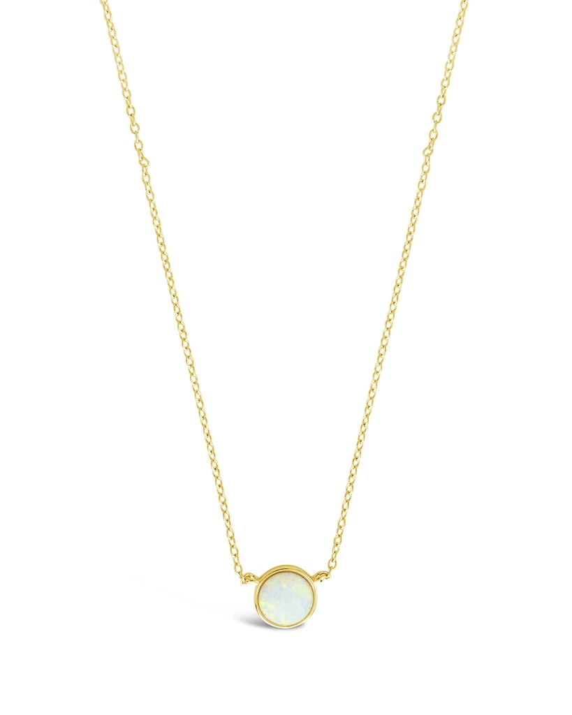 925 Silver Opal Necklace