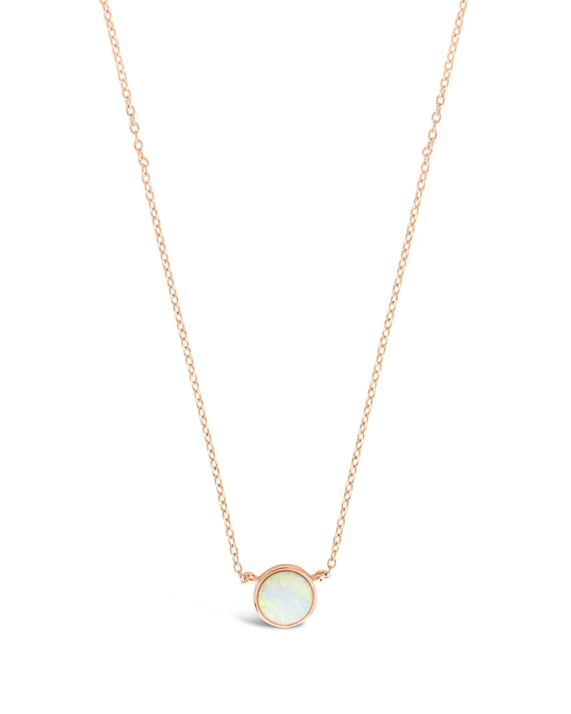 925 Silver Opal Necklace
