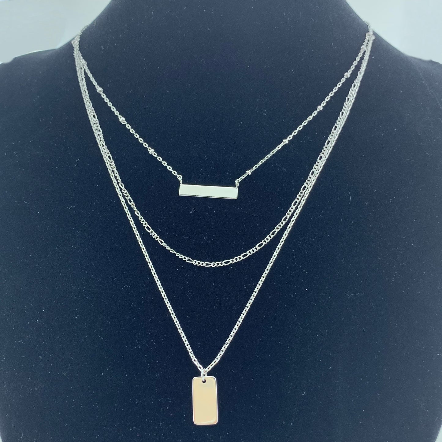 Women's Long Layer Choker Necklace