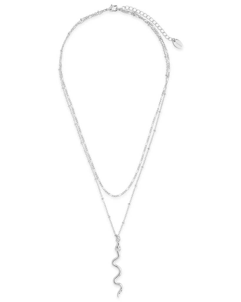 Women's Fashion Animal Snake Double Layered Necklace