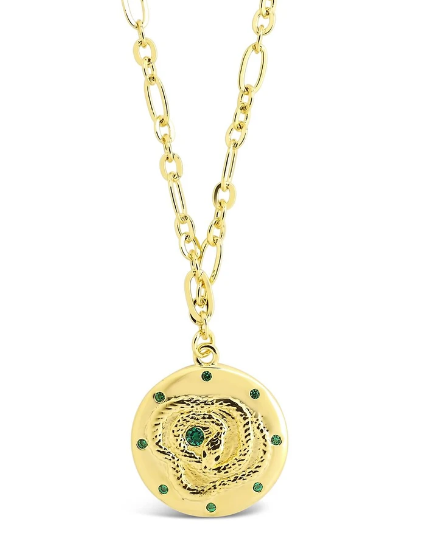 Women's CZ Snake Necklace