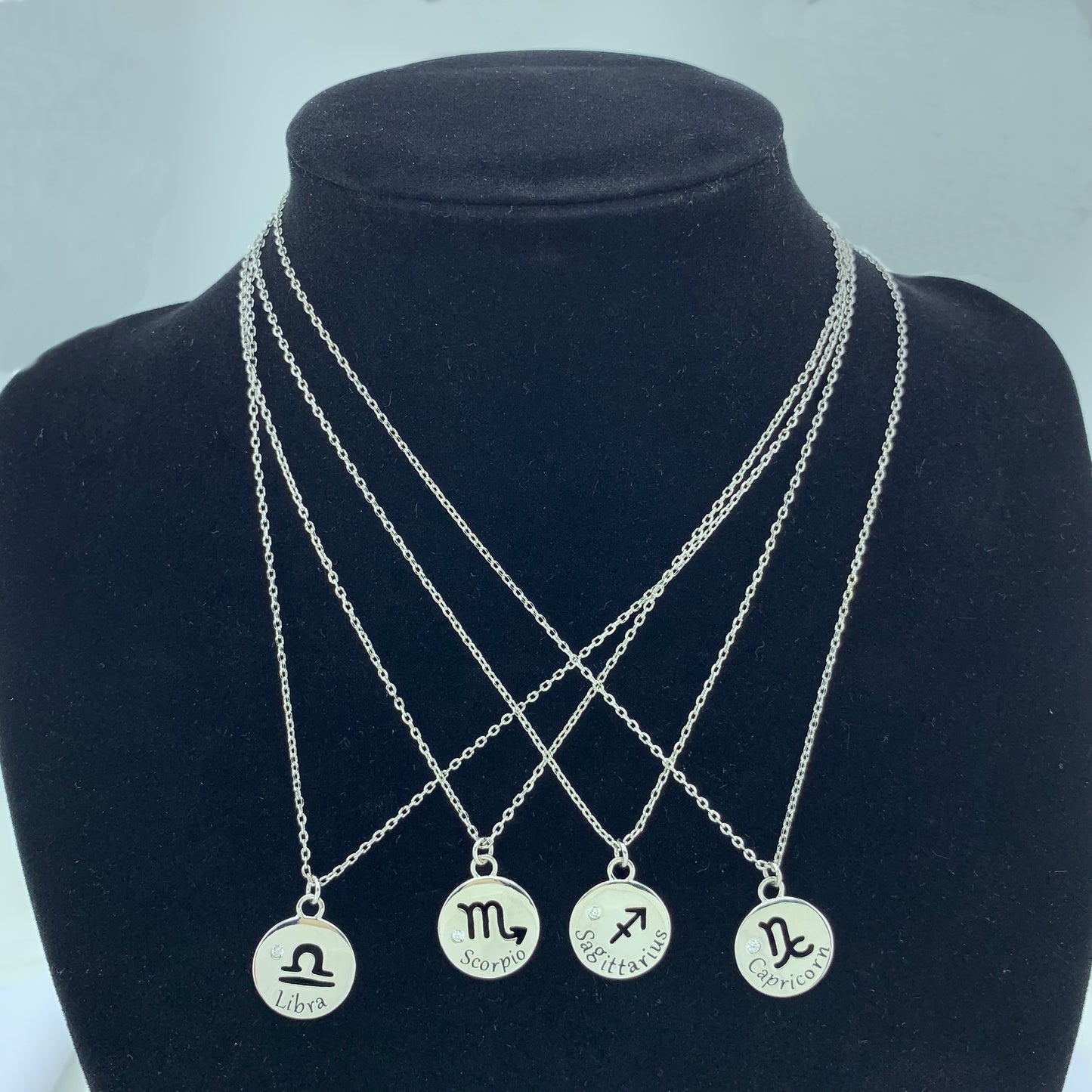 Women's Fashion CZ Constellation Necklace