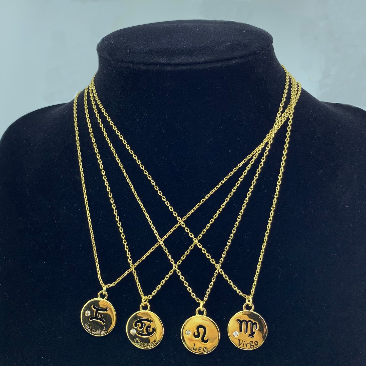 Women's Fashion CZ Constellation Necklace
