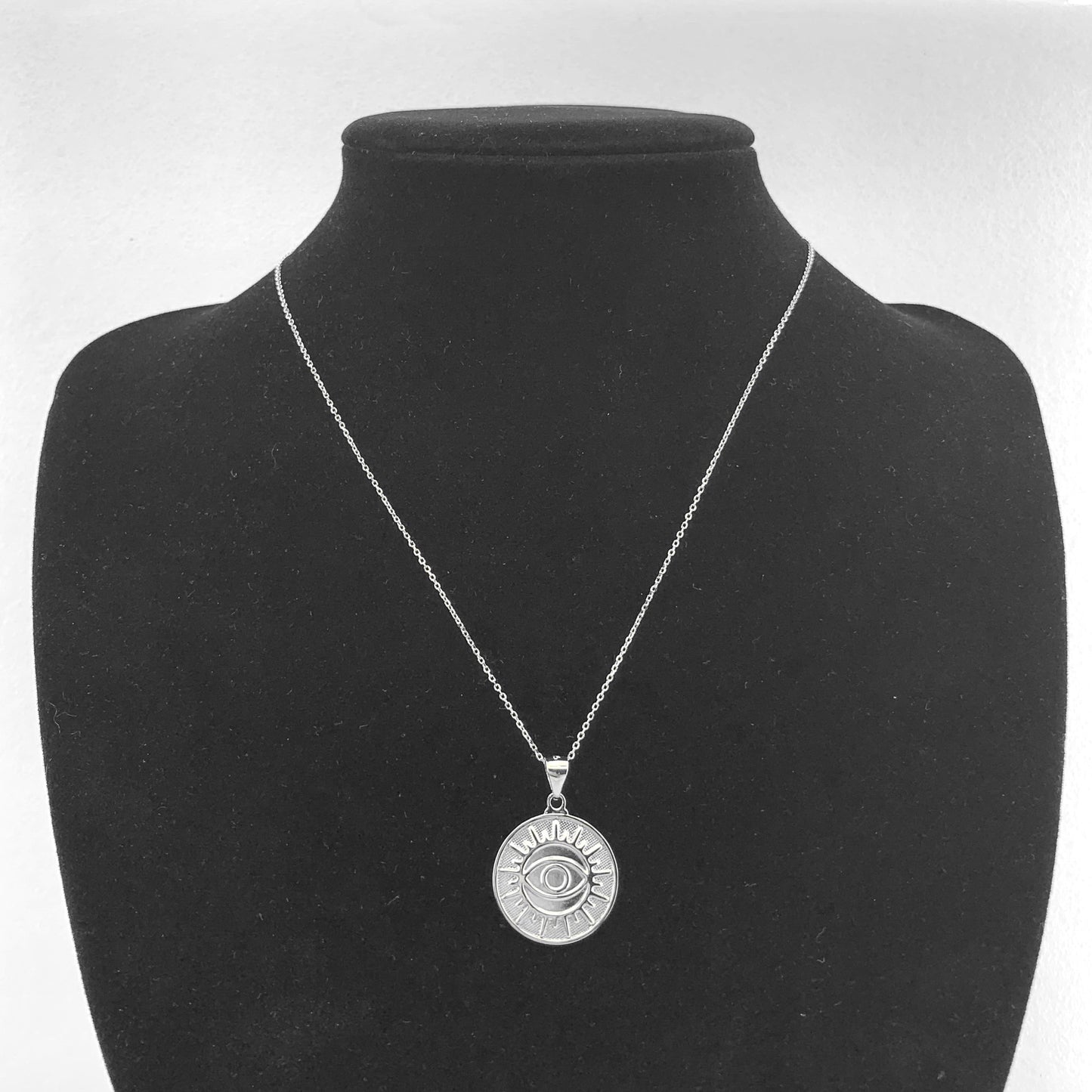 925 Silver Evil eye Pendant Necklace