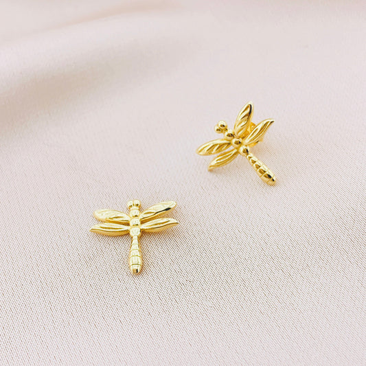 925 Silver Dragonfly Stud Earring