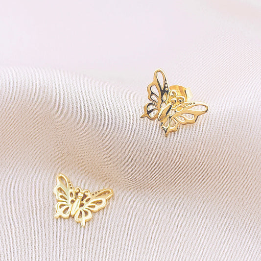 925 Silver Butterfly Stud Earring