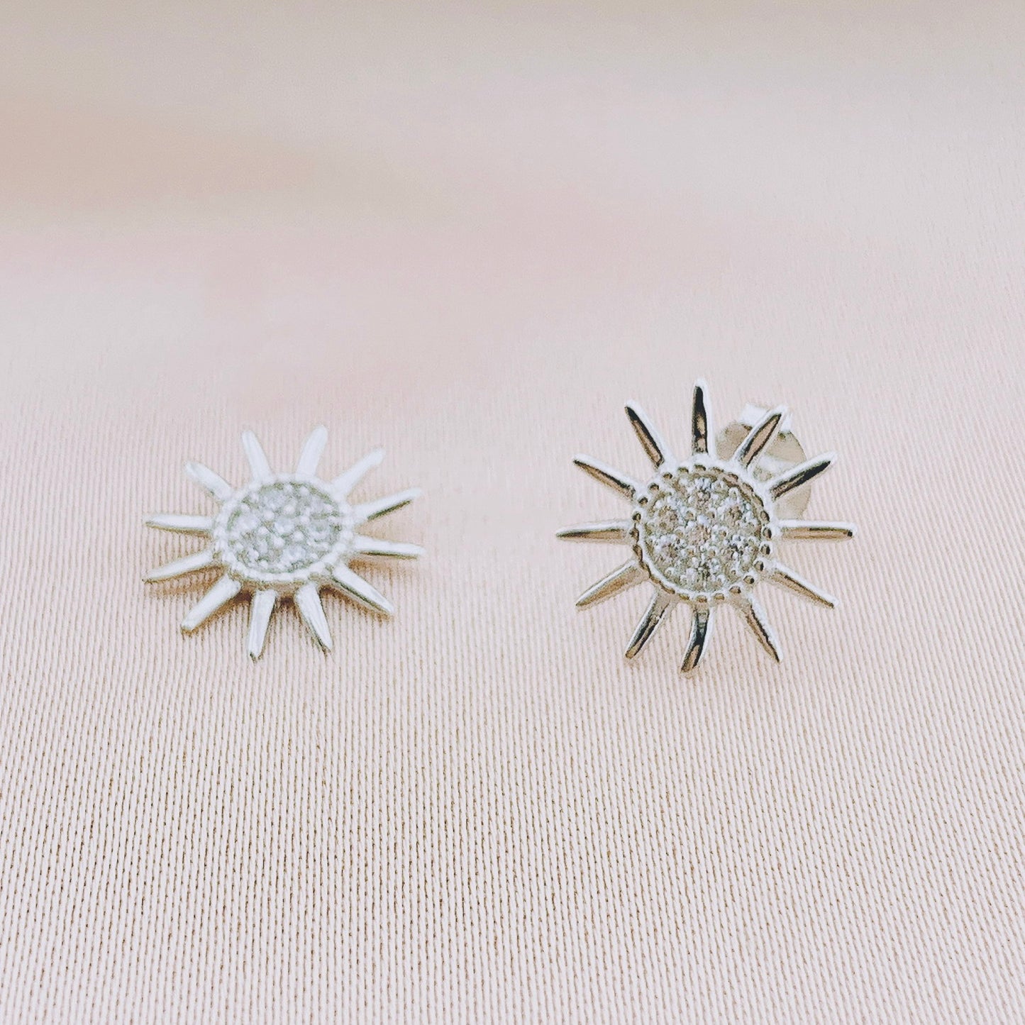 925 Silver Sunshine Stud Earring