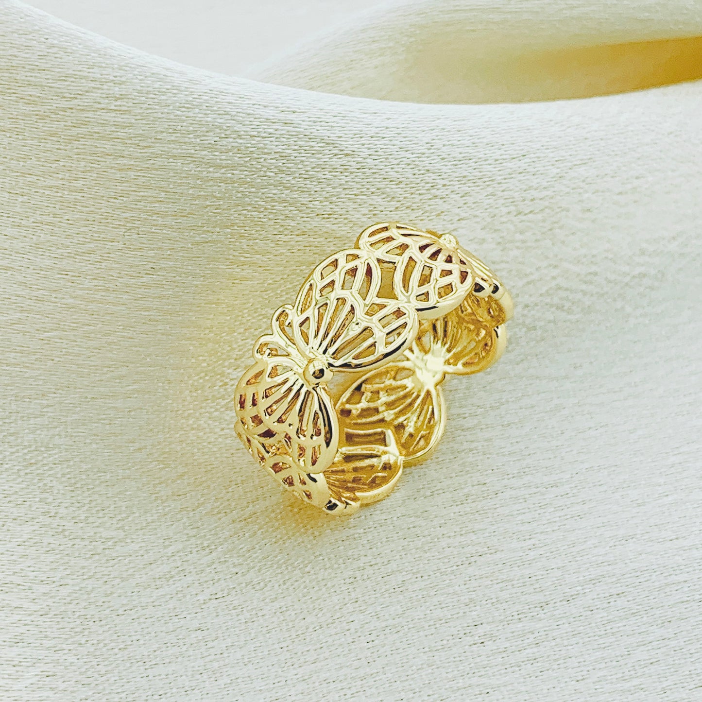 Women's Fashion Animal Butterfly Plain Ring