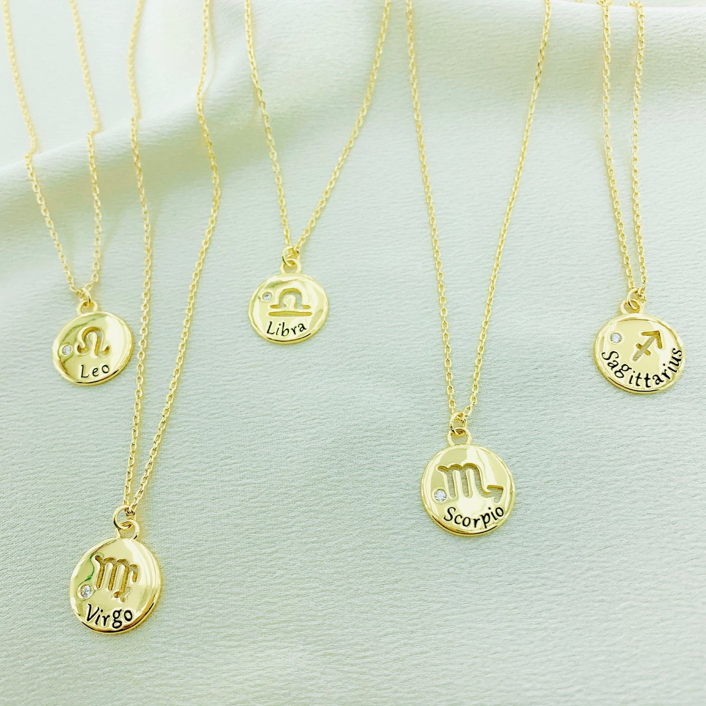 Women's Fashion CZ Constellation Necklace