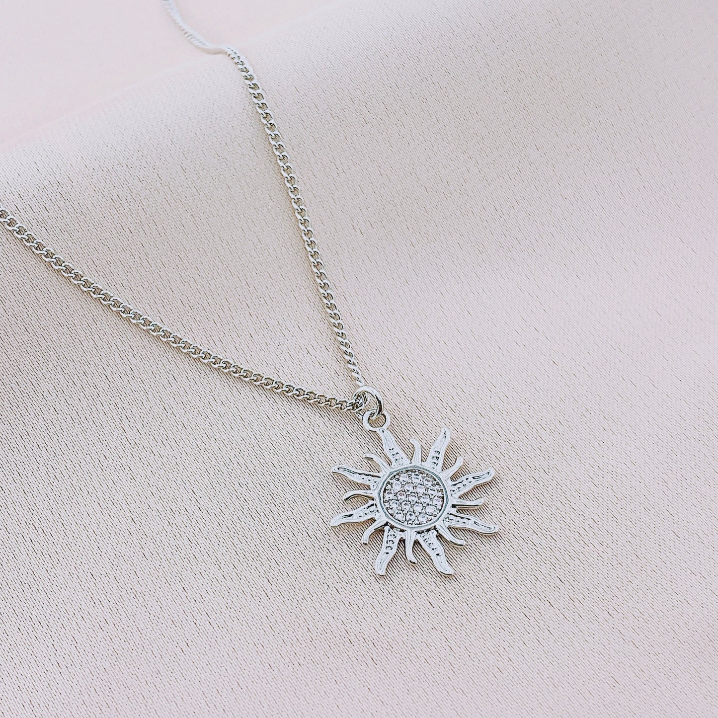 Women's CZ Sunshine Necklace