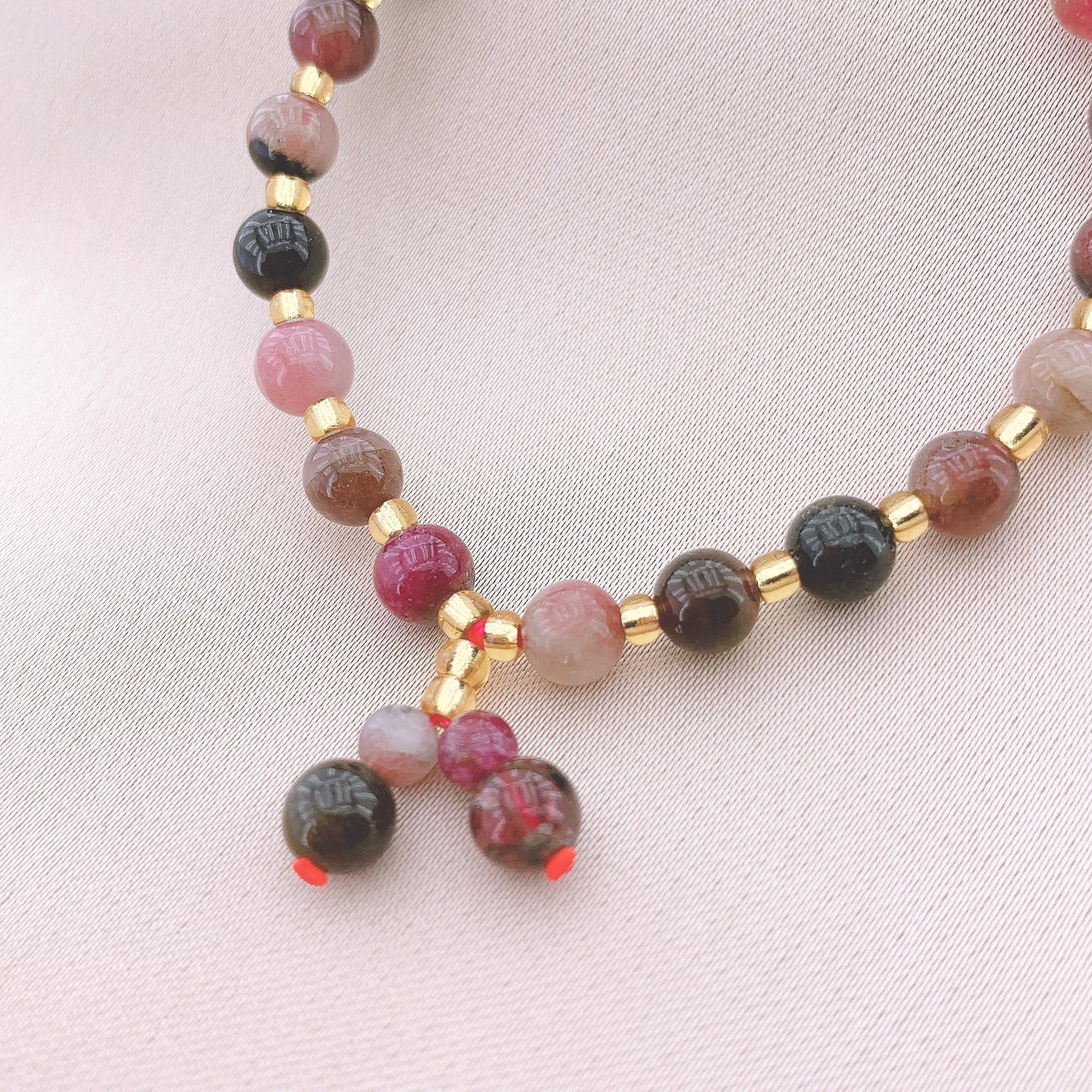 Women's Fashion Tourmaline Beads Gemstone Bracelet