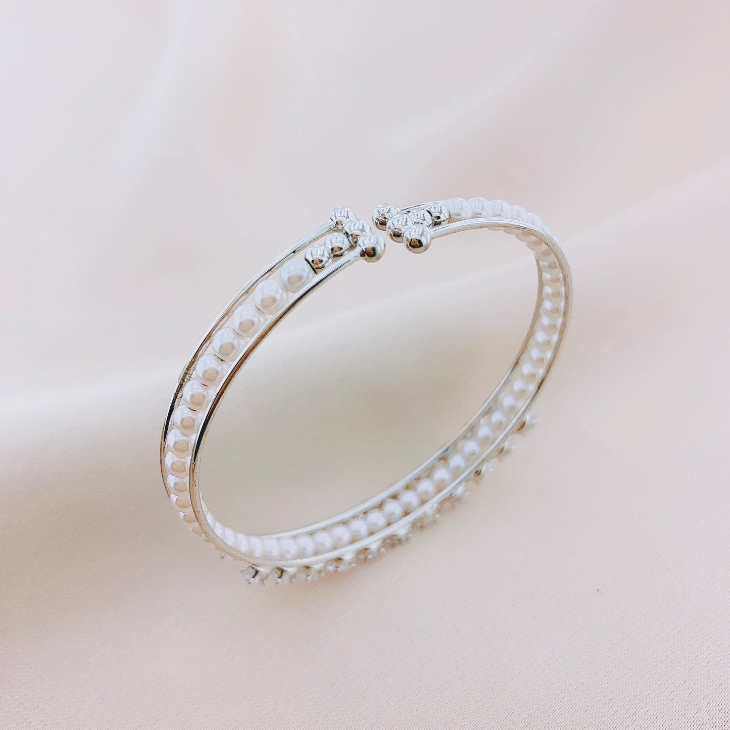 Women's Fashion Beads Gemstone Bangle