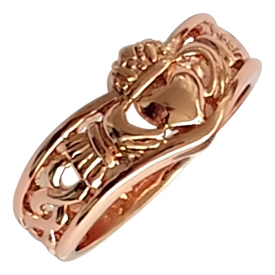 925 Silver Celtic Claddagh Ring
