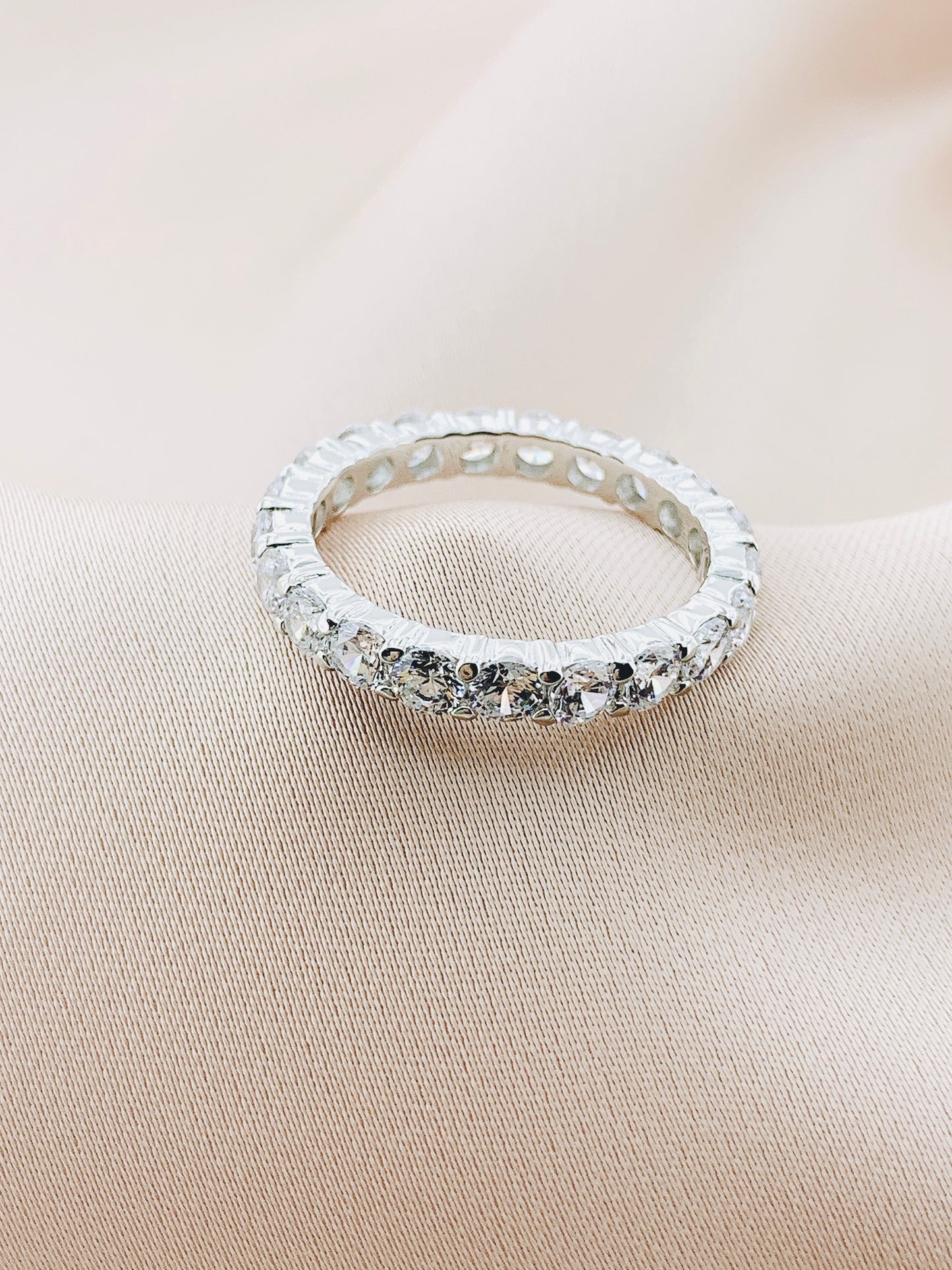 925 Silver CZ Eternity Ring