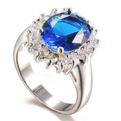 Women's Diana Princess Engagement Wedding Ring