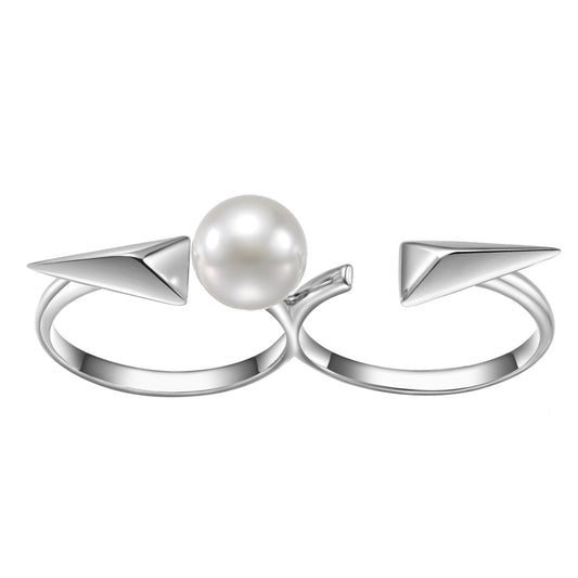 Women's Double Finger Open Adjustable Ring