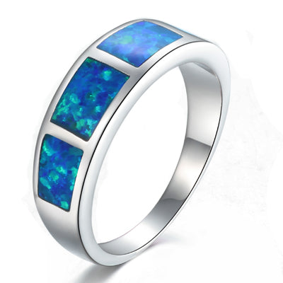 925 Silver Opal Ring