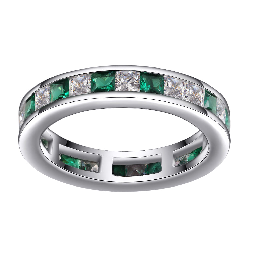 925 Silver Engagement Wedding Bridal Ring