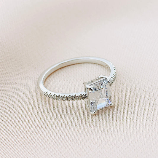 925 Silver CZ Ring