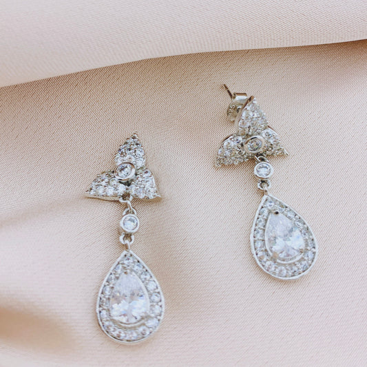 Women's Fashion CZ Bridal Wedding Earring