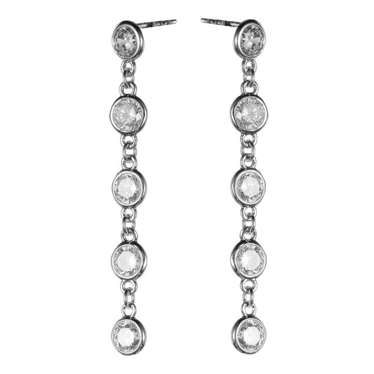 925 Silver Cubic Zirconia Earring