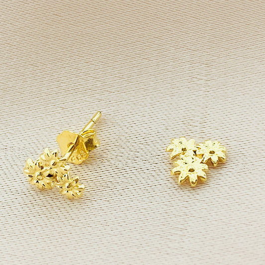 925 Silver Daisy Stud Earring