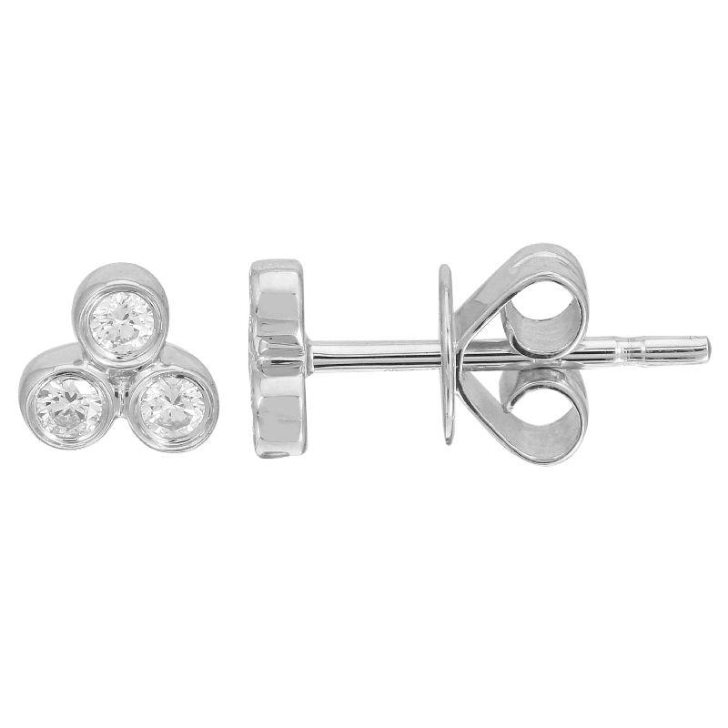 925 Silver Cubic Zirconia Stud Earring